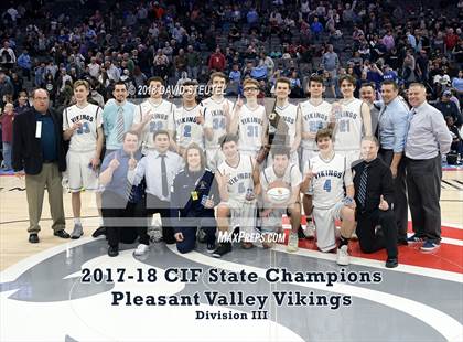Thumbnail 3 in Pleasant Valley (CIF State D3 Award Photos) photogallery.