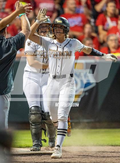 Thumbnail 2 in Penn vs. Roncalli (IHSAA 4A State Championship) editorial photogallery.