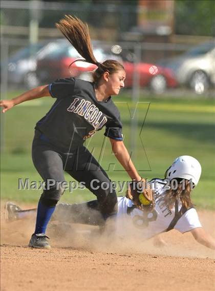 Thumbnail 3 in Lincoln vs. Pioneer (CIF SJS D3 Playoffs) photogallery.