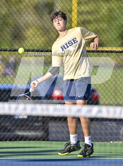Thumbnail 2 in Muncie Central vs Delta (Delaware County Tournament)  photogallery.