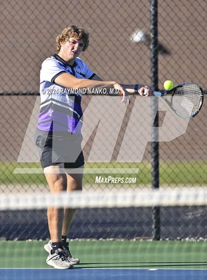 Thumbnail 2 in Muncie Central vs Delta (Delaware County Tournament)  photogallery.