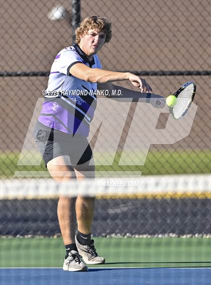 Thumbnail 2 in Muncie Central vs Delta (Delaware County Tournament)  photogallery.