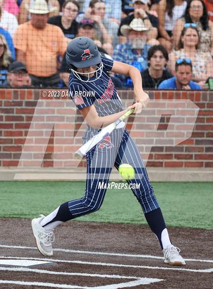 Thumbnail 1 in Aubrey vs Sulphur Springs (UIL 4A Softball Region 2 Regional Semifinal) photogallery.