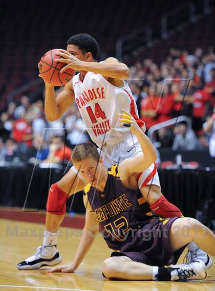 Thumbnail 3 in Salpointe Catholic @ Paradise Valley (AIA D2 Finals) photogallery.