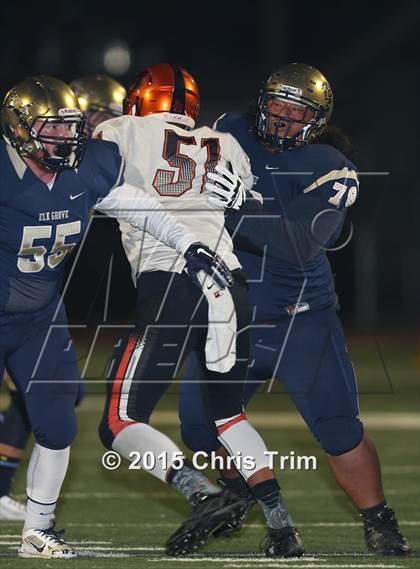 Thumbnail 3 in Elk Grove vs. Merced (CIF SJS D1 Playoff) photogallery.