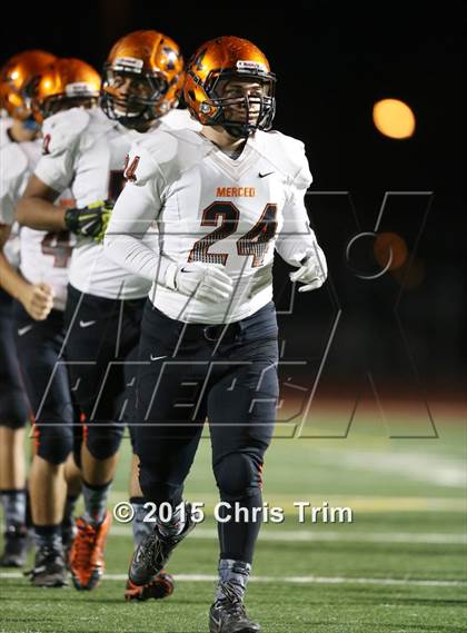 Thumbnail 2 in Elk Grove vs. Merced (CIF SJS D1 Playoff) photogallery.