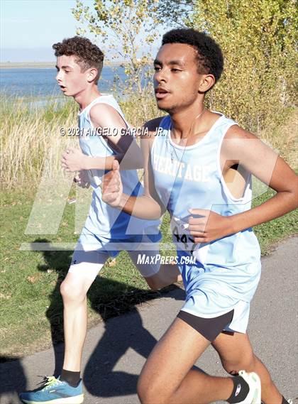 Thumbnail 3 in BVAL Boys Cross Country Championship photogallery.
