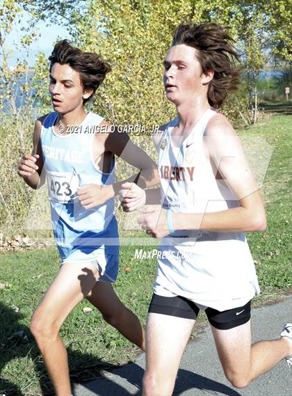 Thumbnail 3 in BVAL Boys Cross Country Championship photogallery.