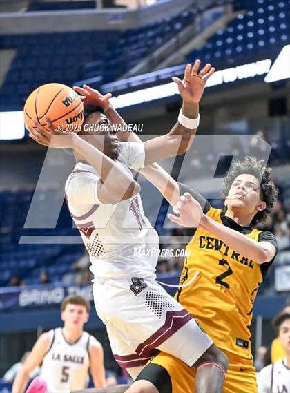 Thumbnail 2 in La Salle Academy vs. Central ( RIIL State Semifinal )  photogallery.