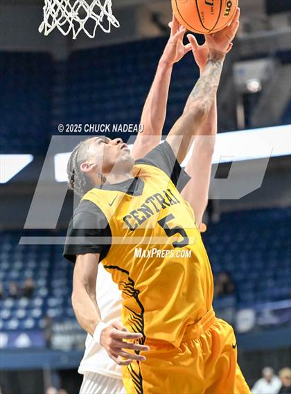 Thumbnail 3 in La Salle Academy vs. Central ( RIIL State Semifinal )  photogallery.