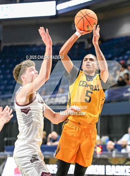 Thumbnail 3 in La Salle Academy vs. Central ( RIIL State Semifinal )  photogallery.