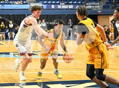 Thumbnail 1 in La Salle Academy vs. Central ( RIIL State Semifinal )  photogallery.