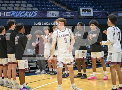 Thumbnail 1 in La Salle Academy vs. Central ( RIIL State Semifinal )  photogallery.