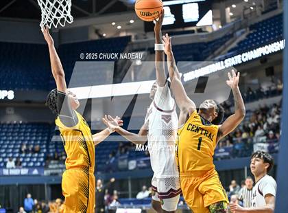 Thumbnail 1 in La Salle Academy vs. Central ( RIIL State Semifinal )  photogallery.