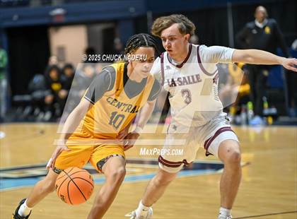 Thumbnail 2 in La Salle Academy vs. Central ( RIIL State Semifinal )  photogallery.