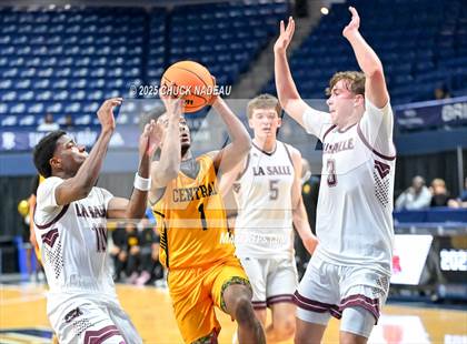 Thumbnail 1 in La Salle Academy vs. Central ( RIIL State Semifinal )  photogallery.