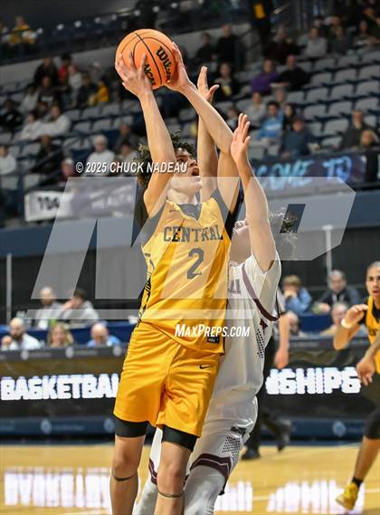 Thumbnail 1 in La Salle Academy vs. Central ( RIIL State Semifinal )  photogallery.