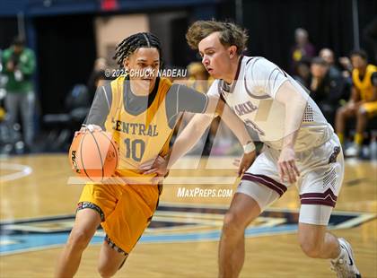 Thumbnail 1 in La Salle Academy vs. Central ( RIIL State Semifinal )  photogallery.