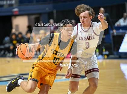 Thumbnail 3 in La Salle Academy vs. Central ( RIIL State Semifinal )  photogallery.