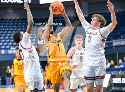 Thumbnail 2 in La Salle Academy vs. Central ( RIIL State Semifinal )  photogallery.