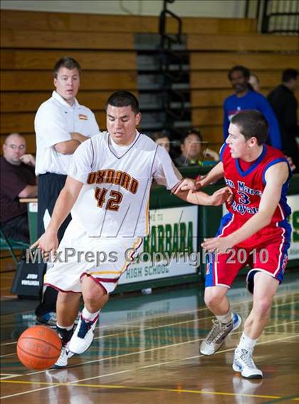 Thumbnail 1 in Oxnard vs. San Marcos (Santa Barbara Holiday Classic Tournament) photogallery.