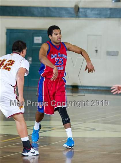 Thumbnail 1 in Oxnard vs. San Marcos (Santa Barbara Holiday Classic Tournament) photogallery.