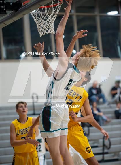 Thumbnail 2 in Guajome Park Academy vs. Liberty Charter (Del Lago Tip-Off Classic) photogallery.