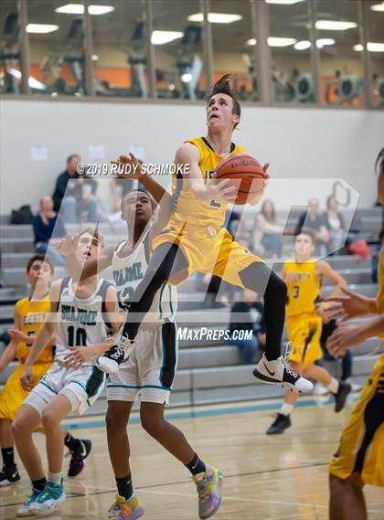 Thumbnail 3 in Guajome Park Academy vs. Liberty Charter (Del Lago Tip-Off Classic) photogallery.