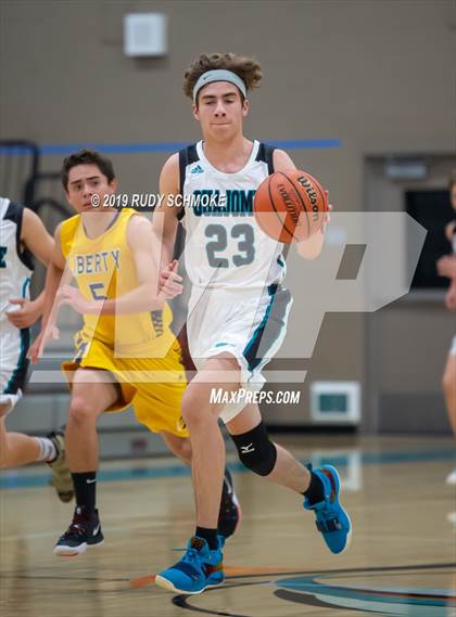 Thumbnail 2 in Guajome Park Academy vs. Liberty Charter (Del Lago Tip-Off Classic) photogallery.