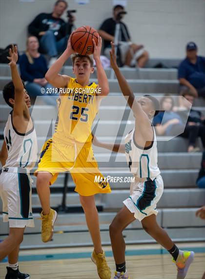 Thumbnail 1 in Guajome Park Academy vs. Liberty Charter (Del Lago Tip-Off Classic) photogallery.