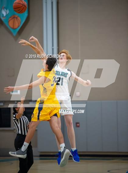 Thumbnail 3 in Guajome Park Academy vs. Liberty Charter (Del Lago Tip-Off Classic) photogallery.
