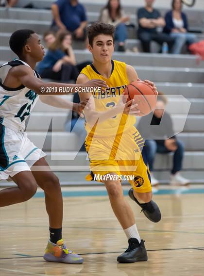 Thumbnail 1 in Guajome Park Academy vs. Liberty Charter (Del Lago Tip-Off Classic) photogallery.