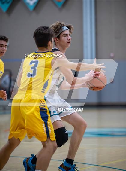 Thumbnail 2 in Guajome Park Academy vs. Liberty Charter (Del Lago Tip-Off Classic) photogallery.