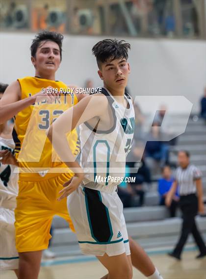 Thumbnail 2 in Guajome Park Academy vs. Liberty Charter (Del Lago Tip-Off Classic) photogallery.