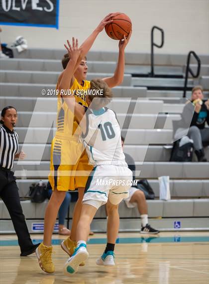 Thumbnail 3 in Guajome Park Academy vs. Liberty Charter (Del Lago Tip-Off Classic) photogallery.