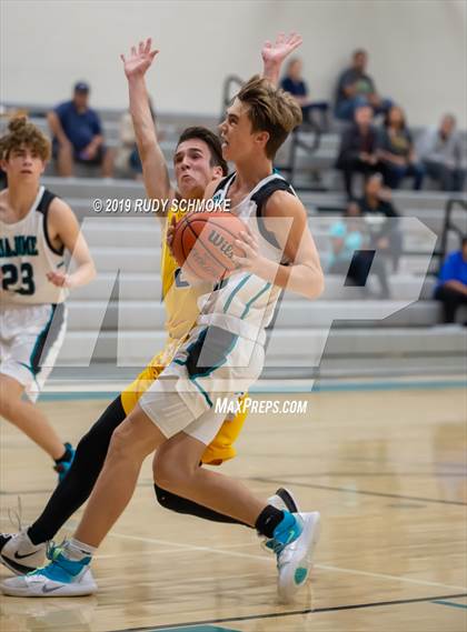 Thumbnail 2 in Guajome Park Academy vs. Liberty Charter (Del Lago Tip-Off Classic) photogallery.