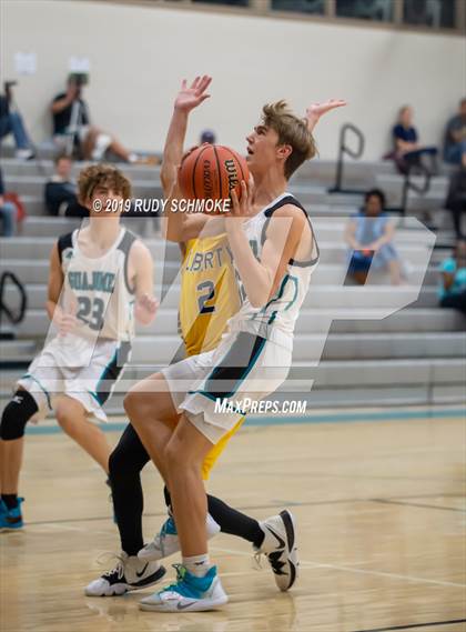Thumbnail 3 in Guajome Park Academy vs. Liberty Charter (Del Lago Tip-Off Classic) photogallery.