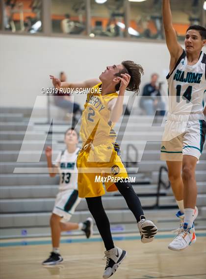 Thumbnail 3 in Guajome Park Academy vs. Liberty Charter (Del Lago Tip-Off Classic) photogallery.