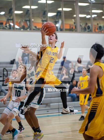 Thumbnail 1 in Guajome Park Academy vs. Liberty Charter (Del Lago Tip-Off Classic) photogallery.