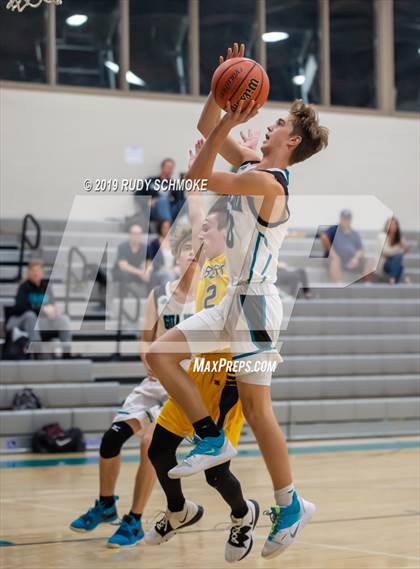 Thumbnail 2 in Guajome Park Academy vs. Liberty Charter (Del Lago Tip-Off Classic) photogallery.