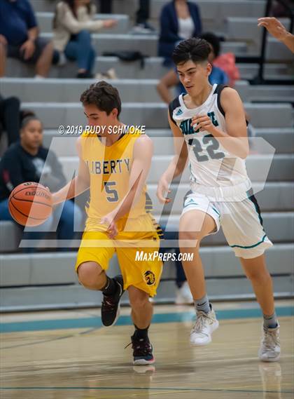 Thumbnail 3 in Guajome Park Academy vs. Liberty Charter (Del Lago Tip-Off Classic) photogallery.