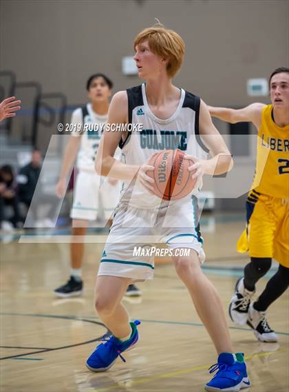 Thumbnail 3 in Guajome Park Academy vs. Liberty Charter (Del Lago Tip-Off Classic) photogallery.
