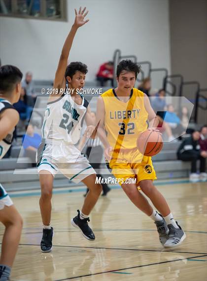 Thumbnail 2 in Guajome Park Academy vs. Liberty Charter (Del Lago Tip-Off Classic) photogallery.