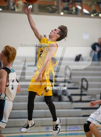 Thumbnail 2 in Guajome Park Academy vs. Liberty Charter (Del Lago Tip-Off Classic) photogallery.