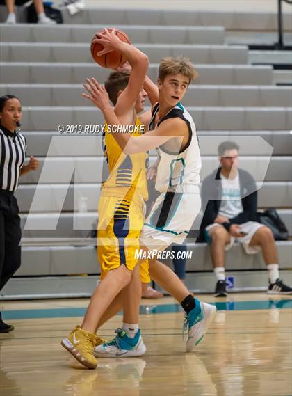 Thumbnail 1 in Guajome Park Academy vs. Liberty Charter (Del Lago Tip-Off Classic) photogallery.