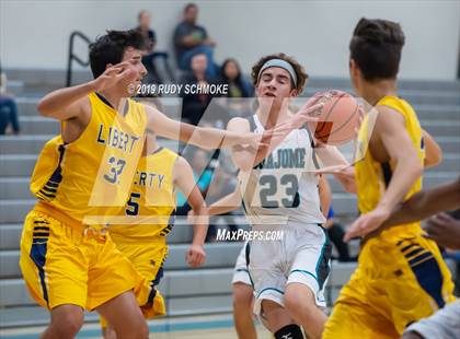Thumbnail 3 in Guajome Park Academy vs. Liberty Charter (Del Lago Tip-Off Classic) photogallery.