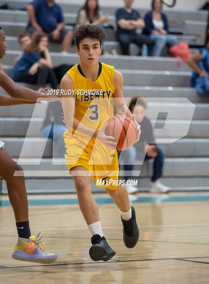Thumbnail 3 in Guajome Park Academy vs. Liberty Charter (Del Lago Tip-Off Classic) photogallery.