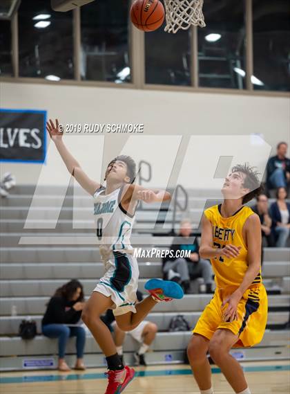 Thumbnail 3 in Guajome Park Academy vs. Liberty Charter (Del Lago Tip-Off Classic) photogallery.