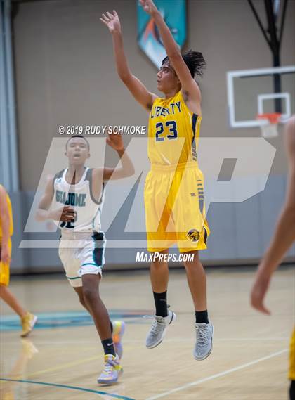 Thumbnail 3 in Guajome Park Academy vs. Liberty Charter (Del Lago Tip-Off Classic) photogallery.