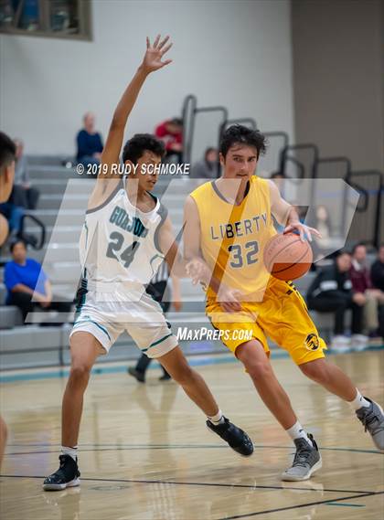 Thumbnail 1 in Guajome Park Academy vs. Liberty Charter (Del Lago Tip-Off Classic) photogallery.